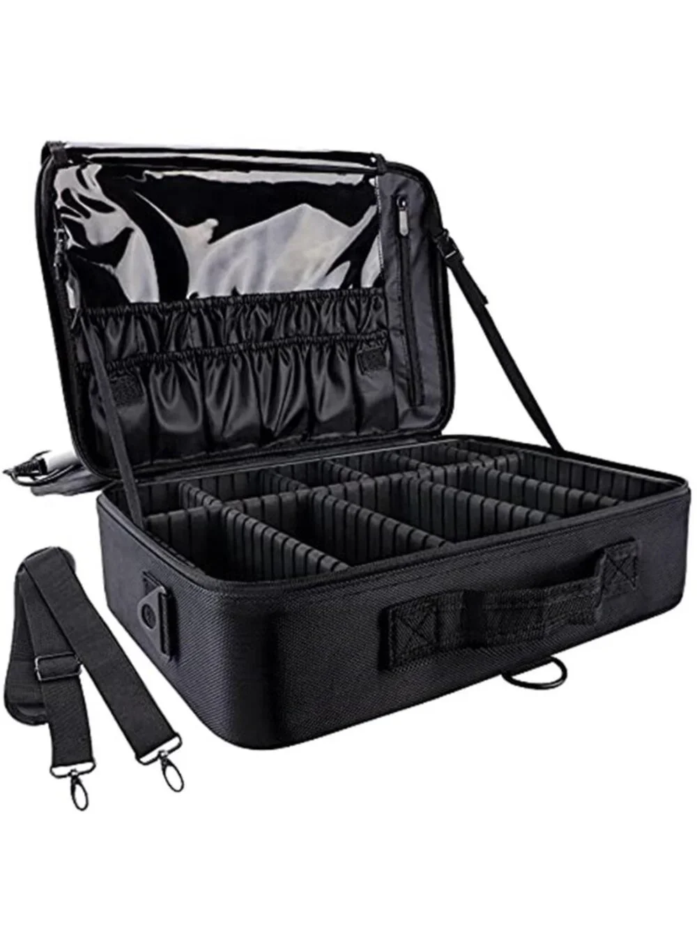 Large Capacity Travel Makeup Train Case,Professional Cosmetic Bags for Women